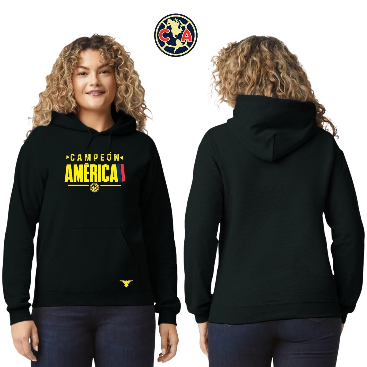 Sudadera Mujer Hoodie América Campeón Nueva NG