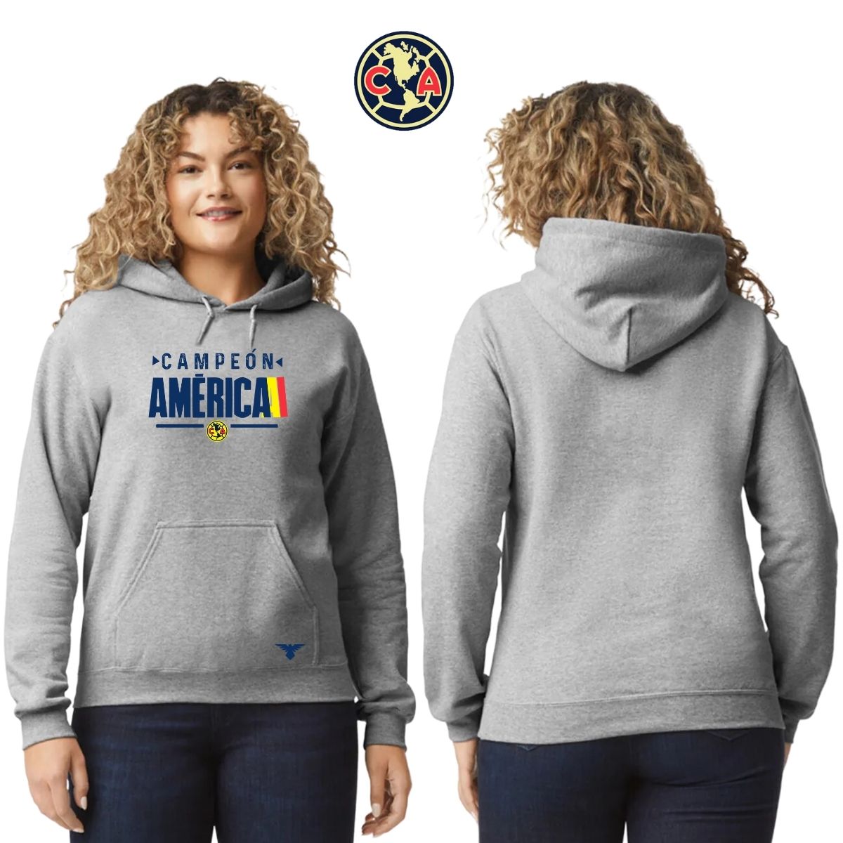 Sudadera Mujer Hoodie América Campeón Nueva GS