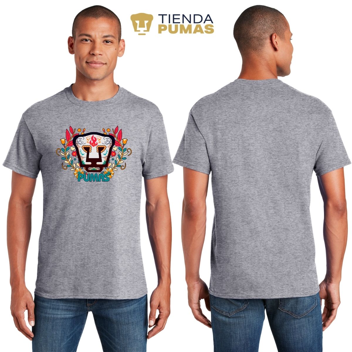 Playera Pumas UNAM Hombre Día De Muertos