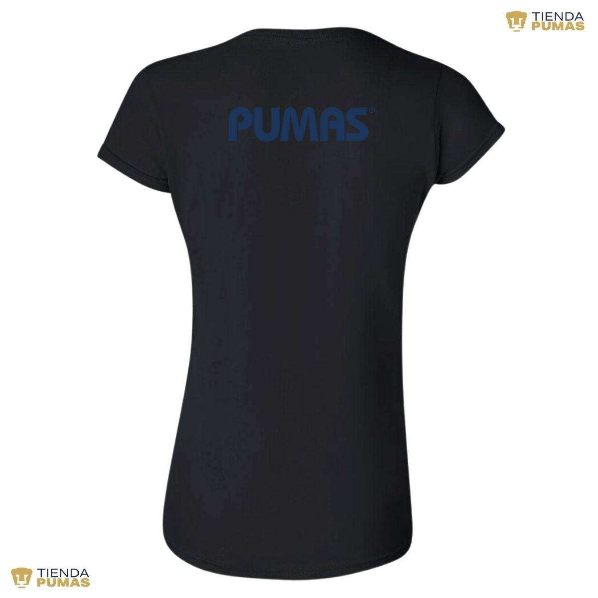 Playera Mujer Pumas Logo Azul