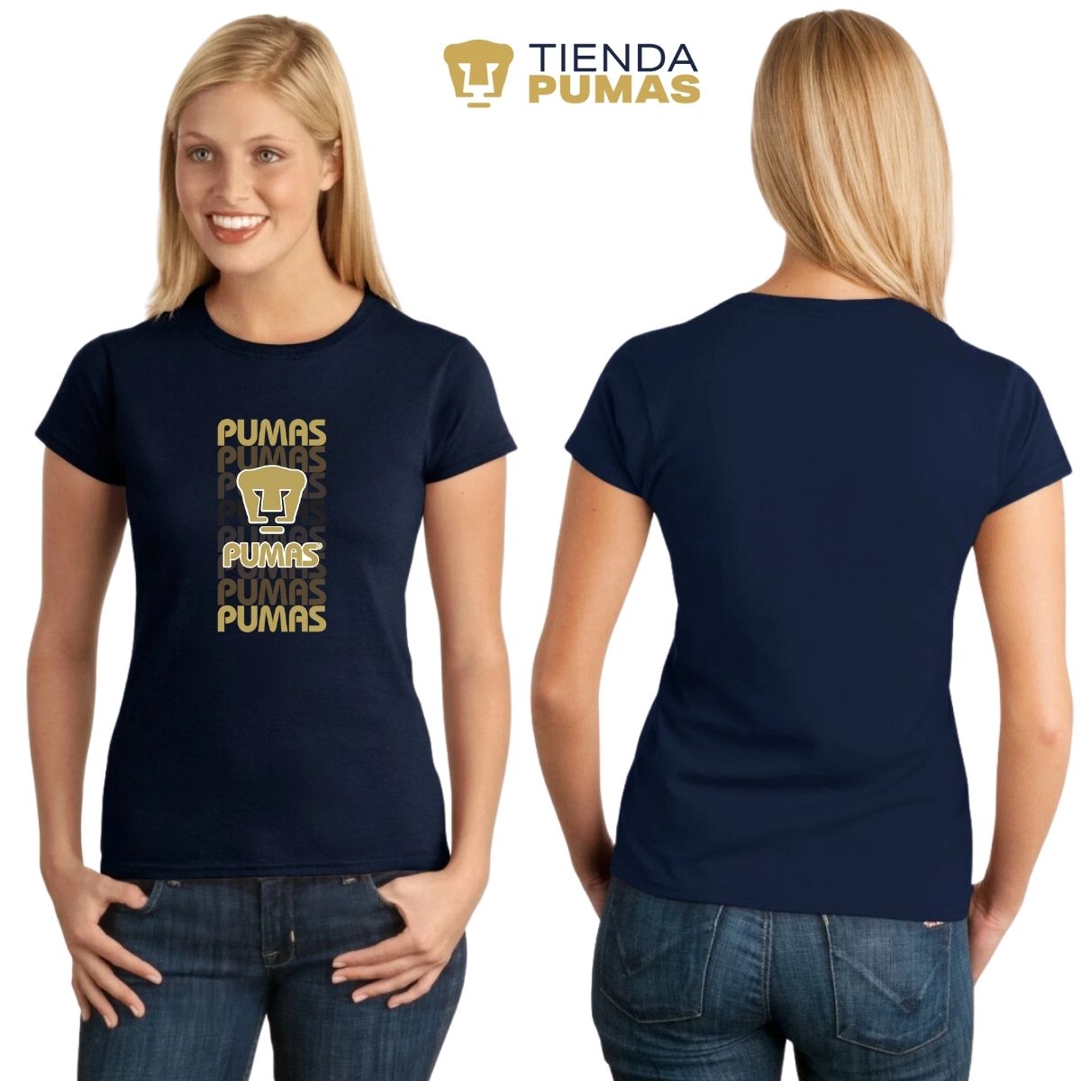 Playera Pumas UNAM Mujer Degradado OD77222