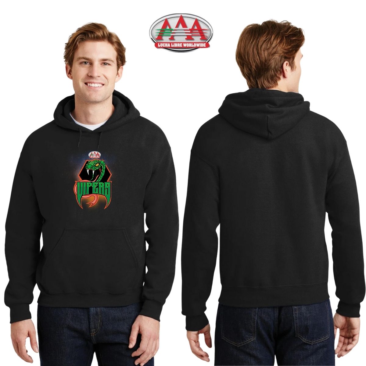 Sudadera Hombre Hoodie Lucha Libre AAA Vipers