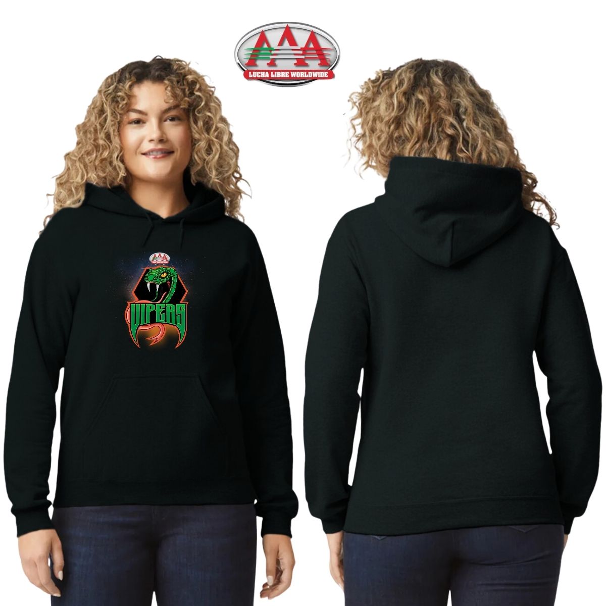 Sudadera Mujer Hoodie Lucha Libre AAA Vipers