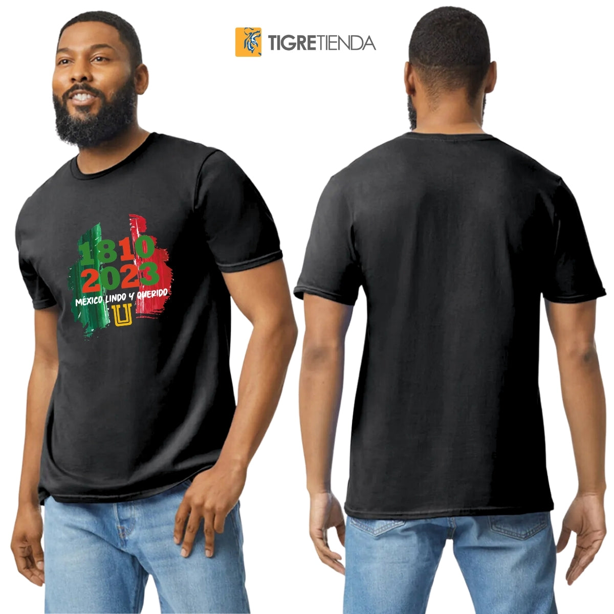 Playera Mexicana Hombre Tigres UANL México lindo y querido