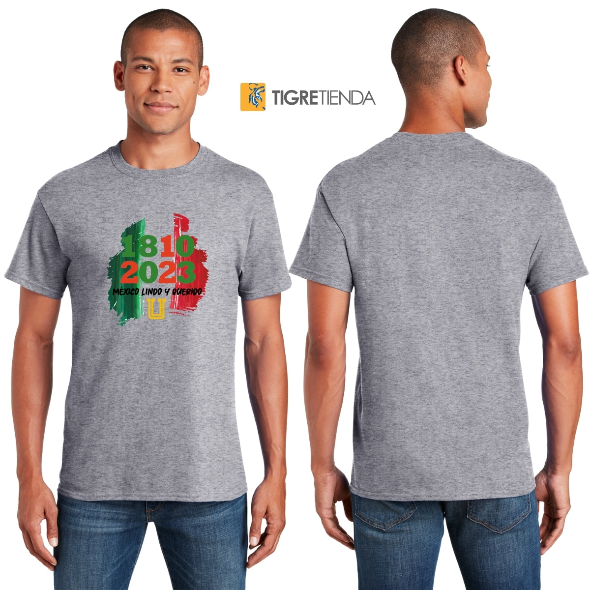 Playera Mexicana Hombre Tigres UANL México lindo y querido