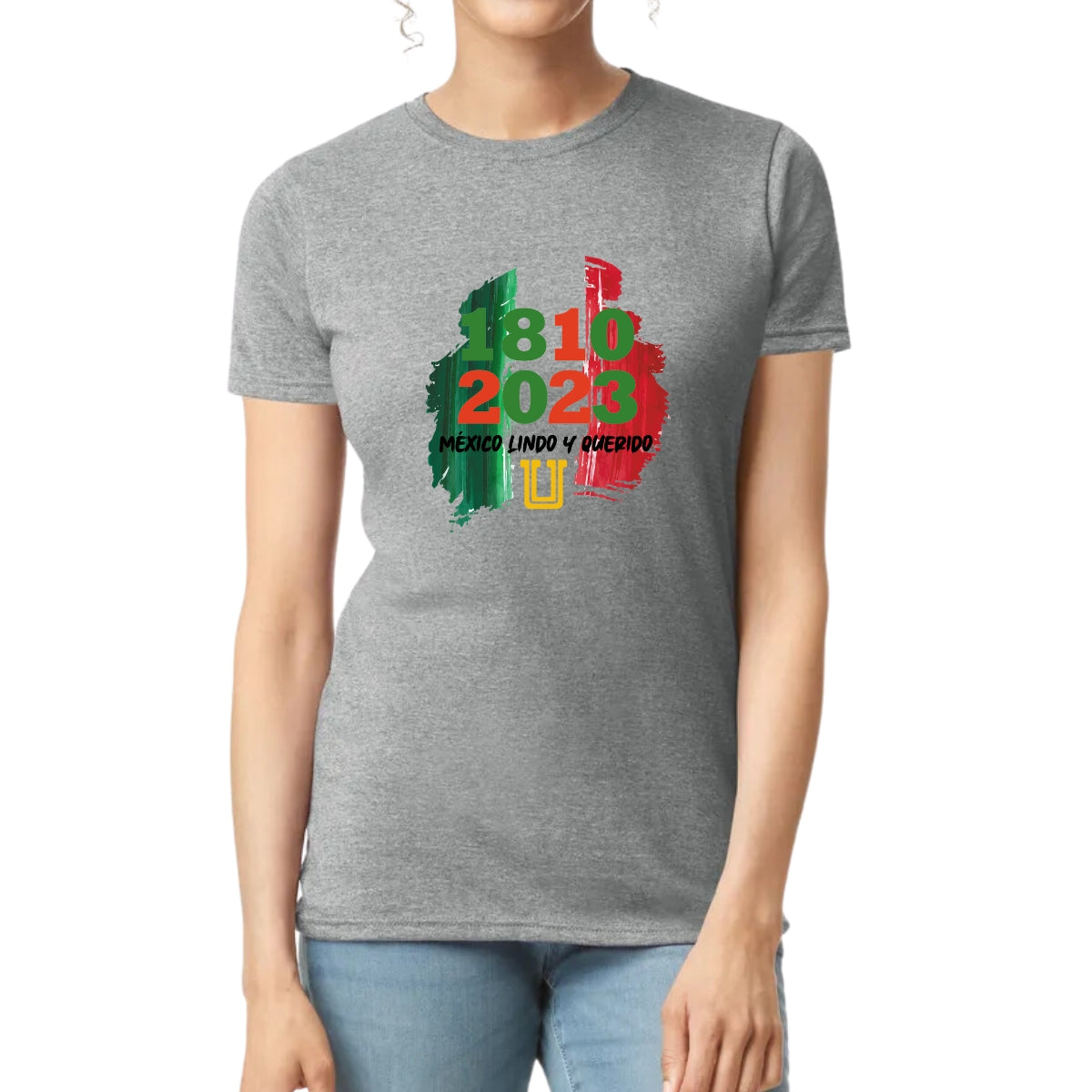 Playera Mexicana Mujer Tigres UANL México lindo y querido