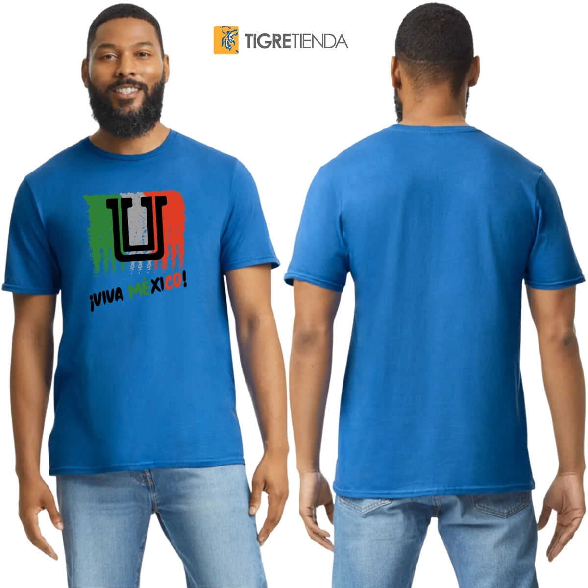 Playera Mexicana Hombre Tigres UANL Viva México