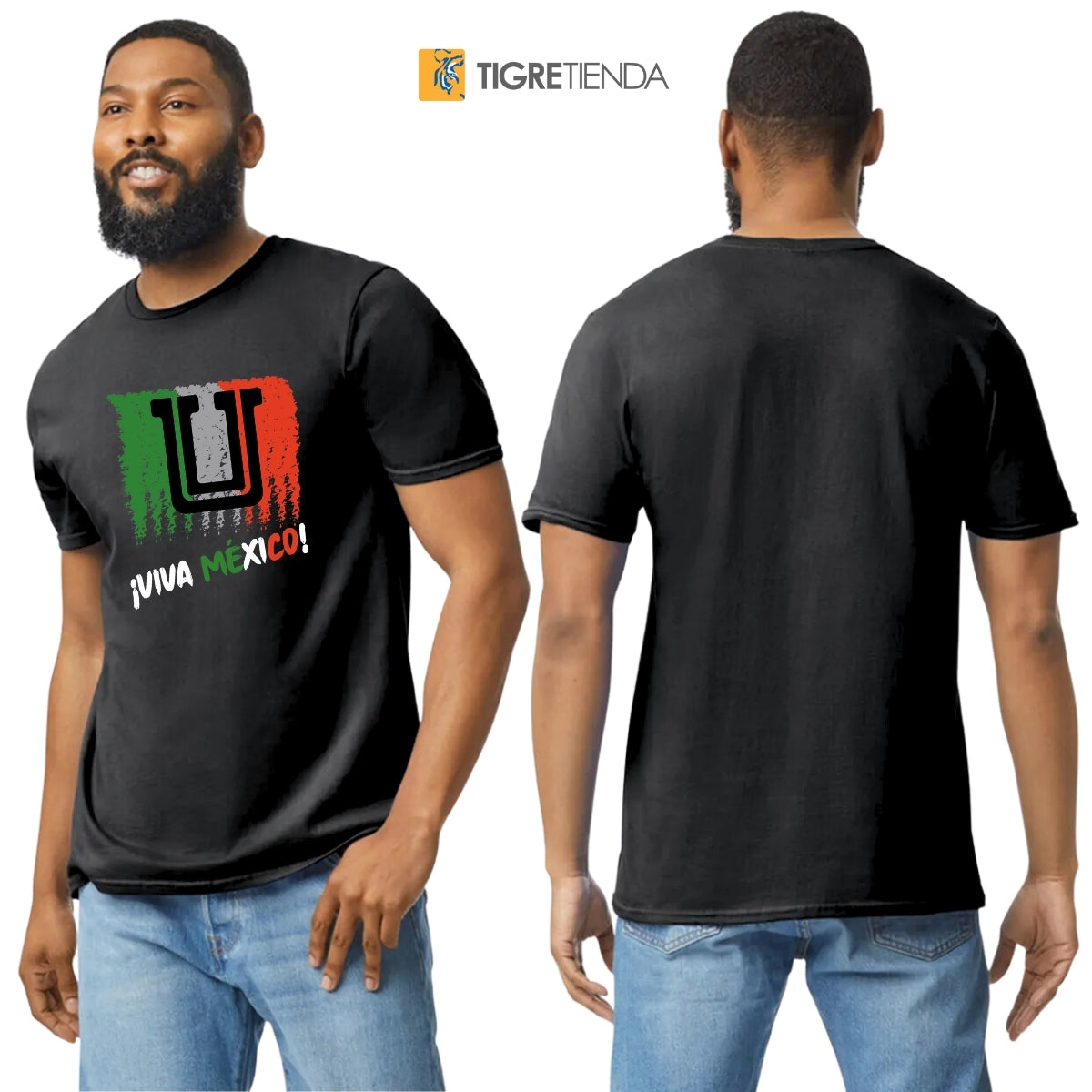 Playera Mexicana Hombre Tigres UANL Viva México