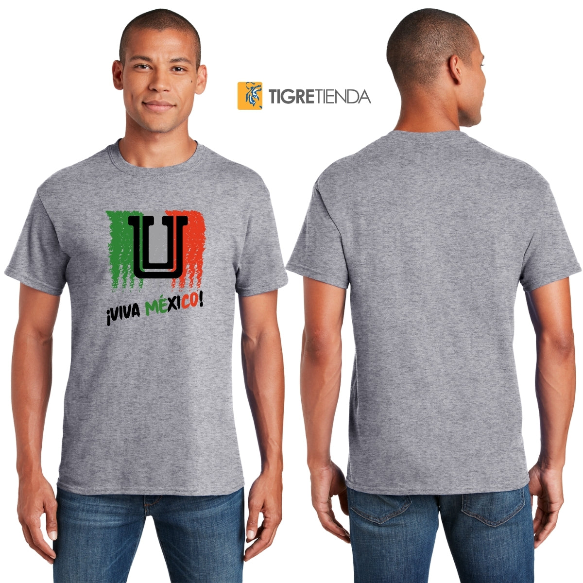 Playera Mexicana Hombre Tigres UANL Viva México