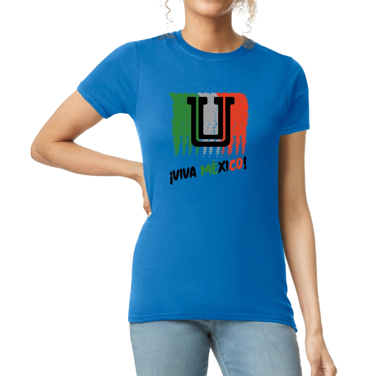 Playera Mexicana Mujer Tigres UANL Viva México