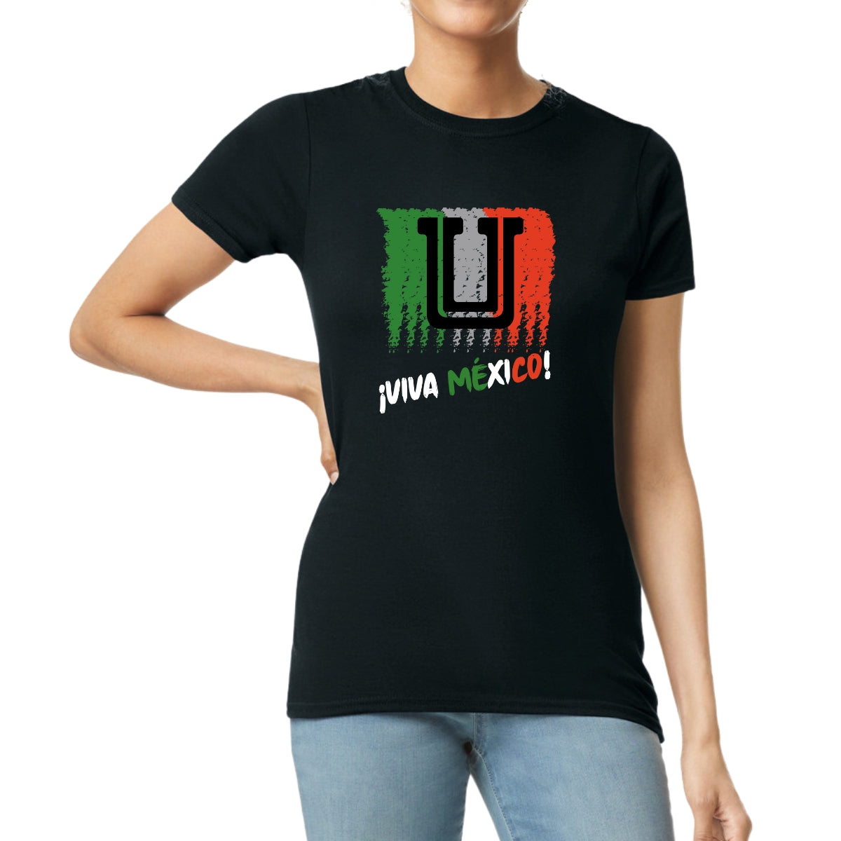 Playera Mexicana Mujer Tigres UANL Viva México