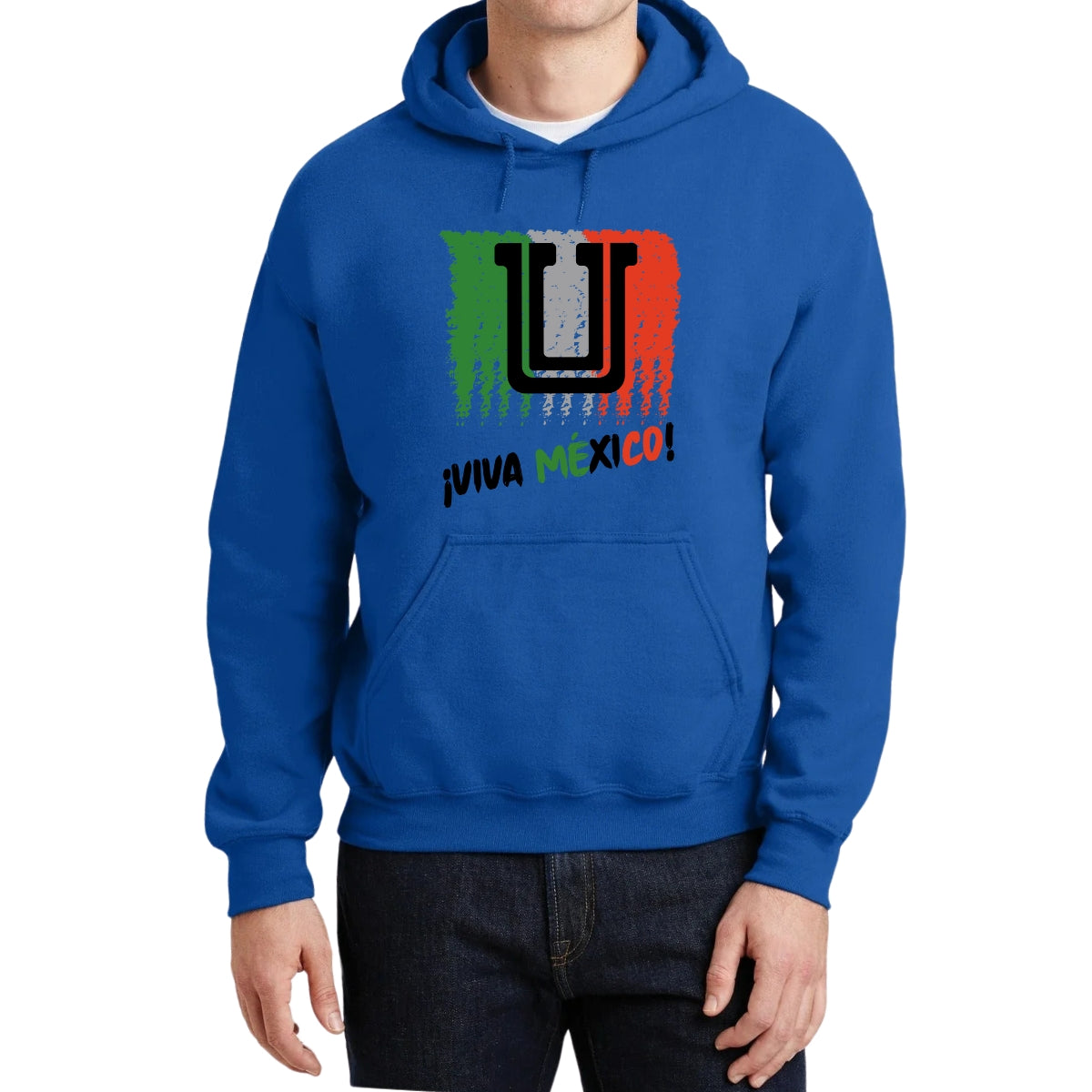 Sudadera Hombre Hoodie Tigres UANL Viva México