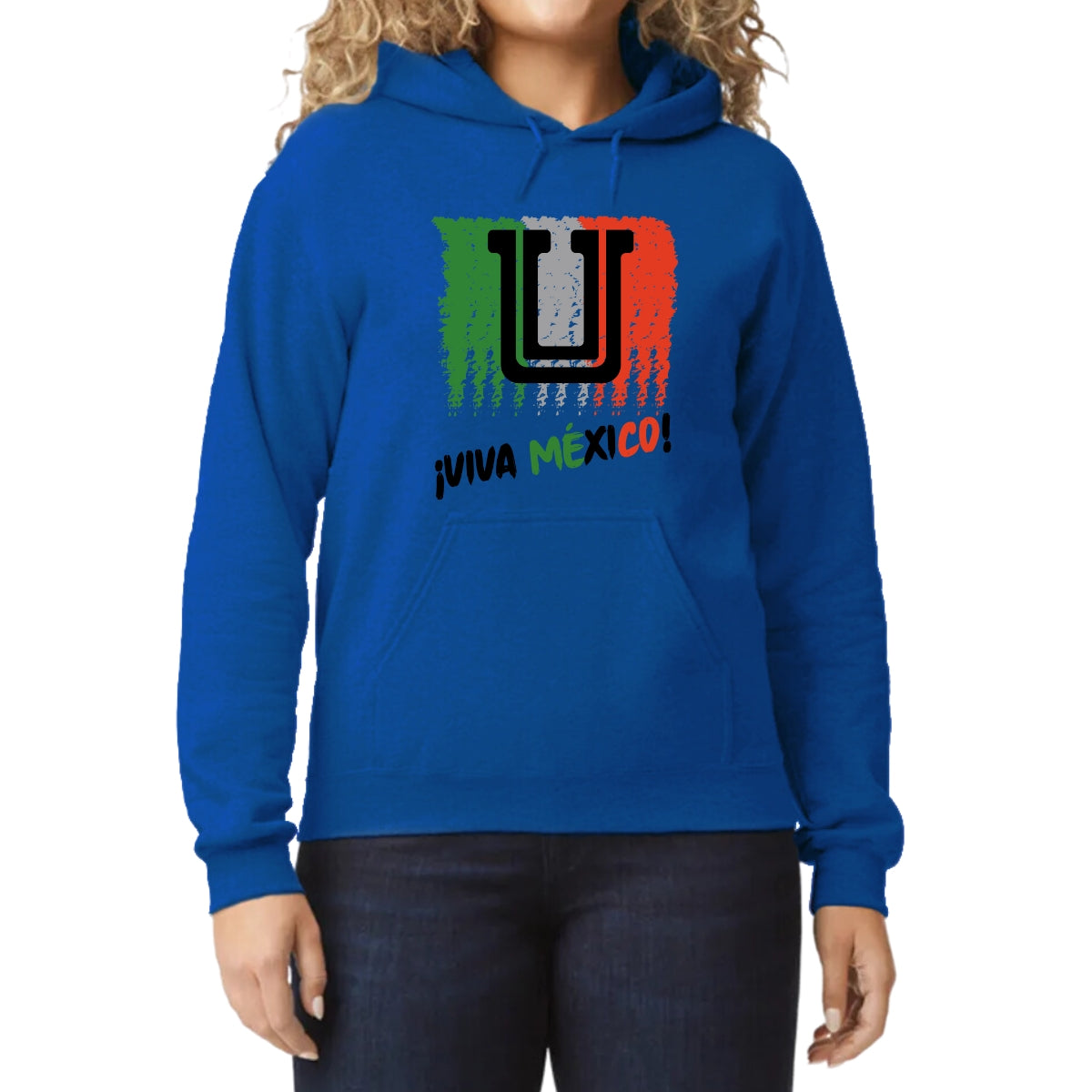 Sudadera Mujer Hoodie Tigres UANL Viva México