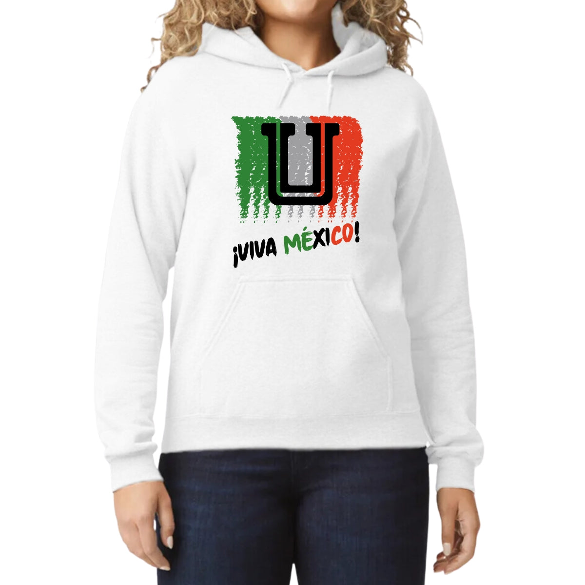 Sudadera Mujer Hoodie Tigres UANL Viva México