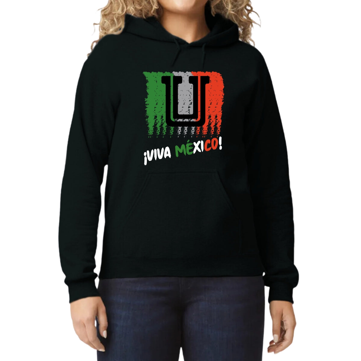 Sudadera Mujer Hoodie Tigres UANL Viva México