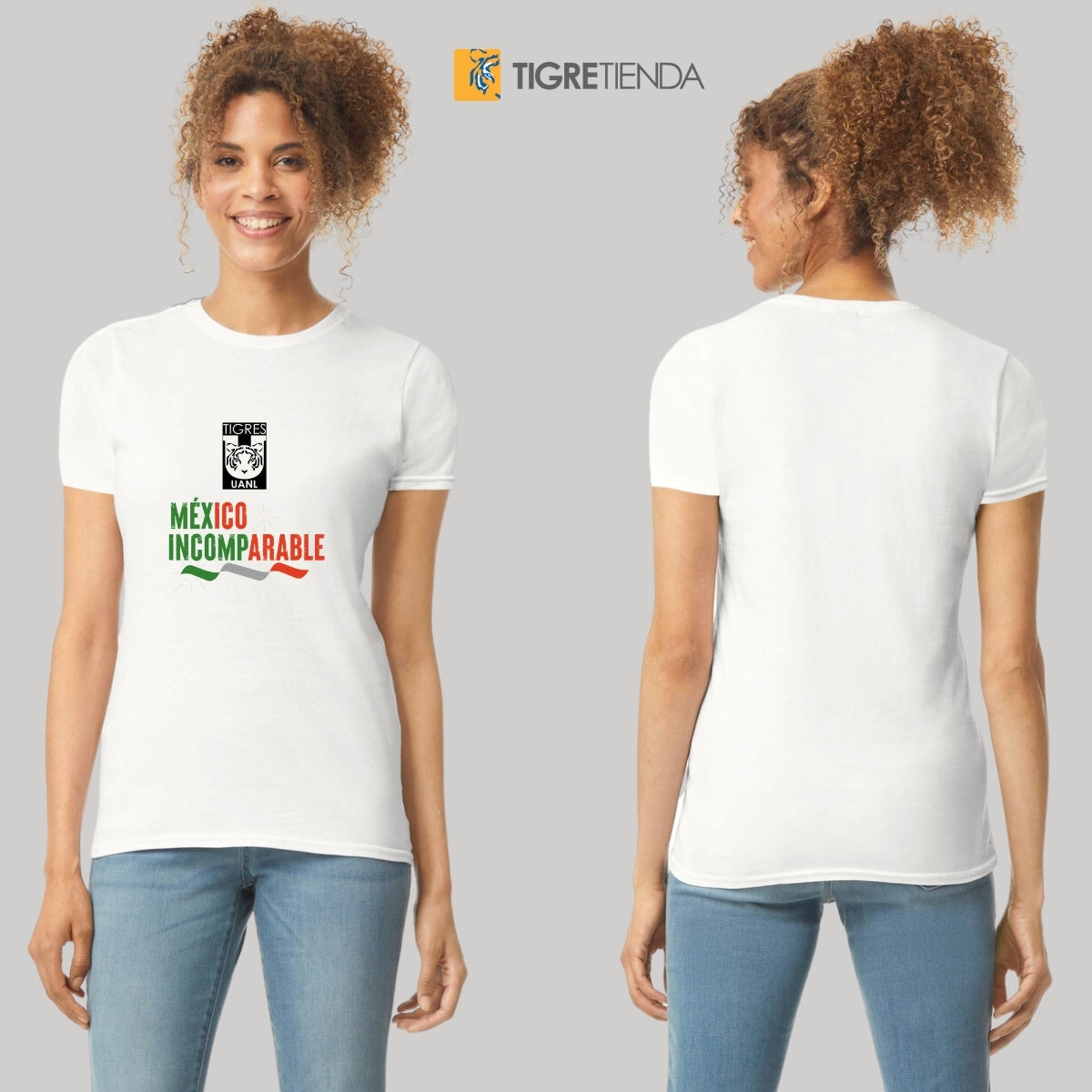 Playera Mexicana Hombre Tigres UANL Mujer Incomparable