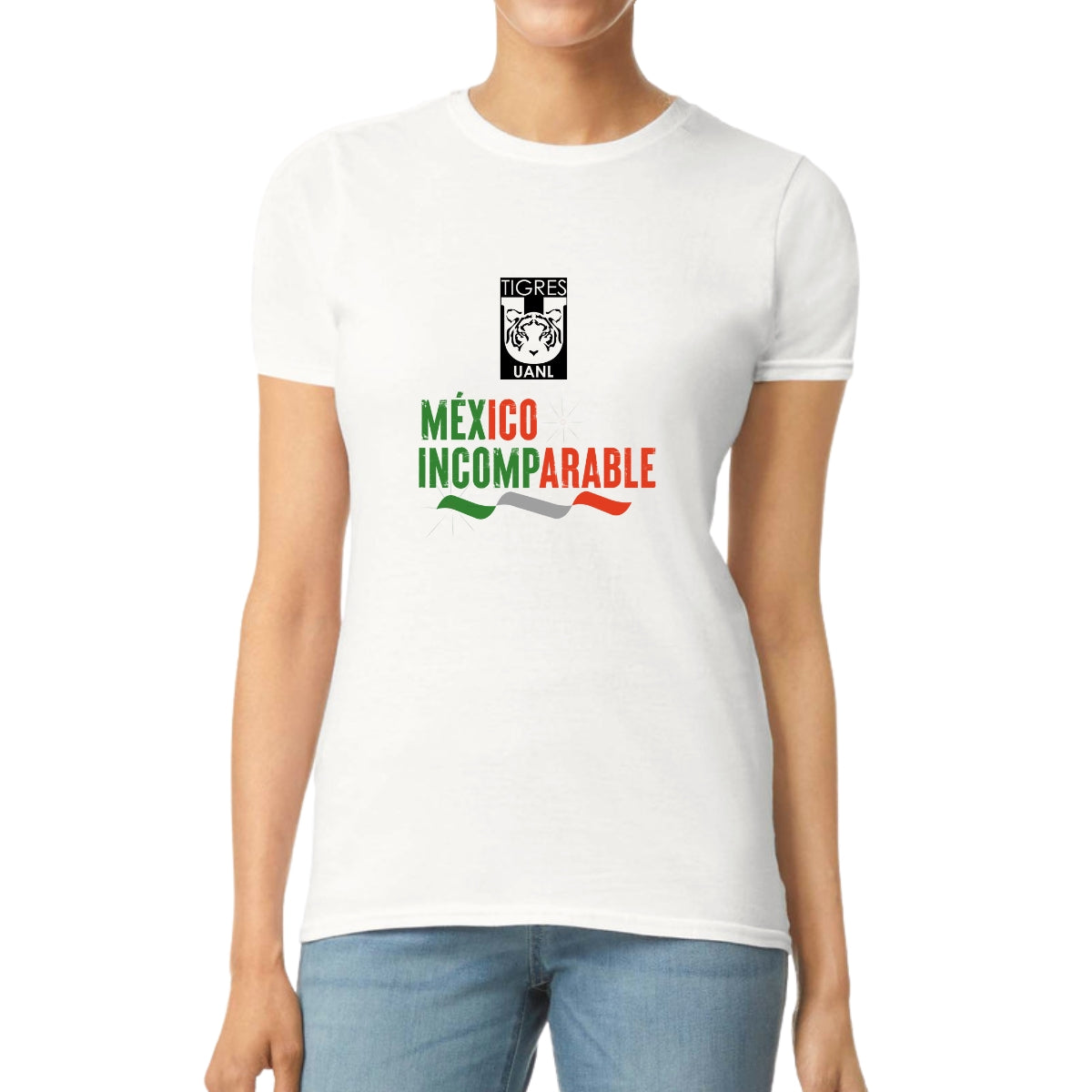 Playera Mexicana Hombre Tigres UANL Mujer Incomparable