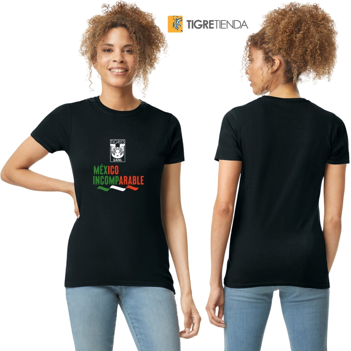 Playera Mexicana Hombre Tigres UANL Mujer Incomparable