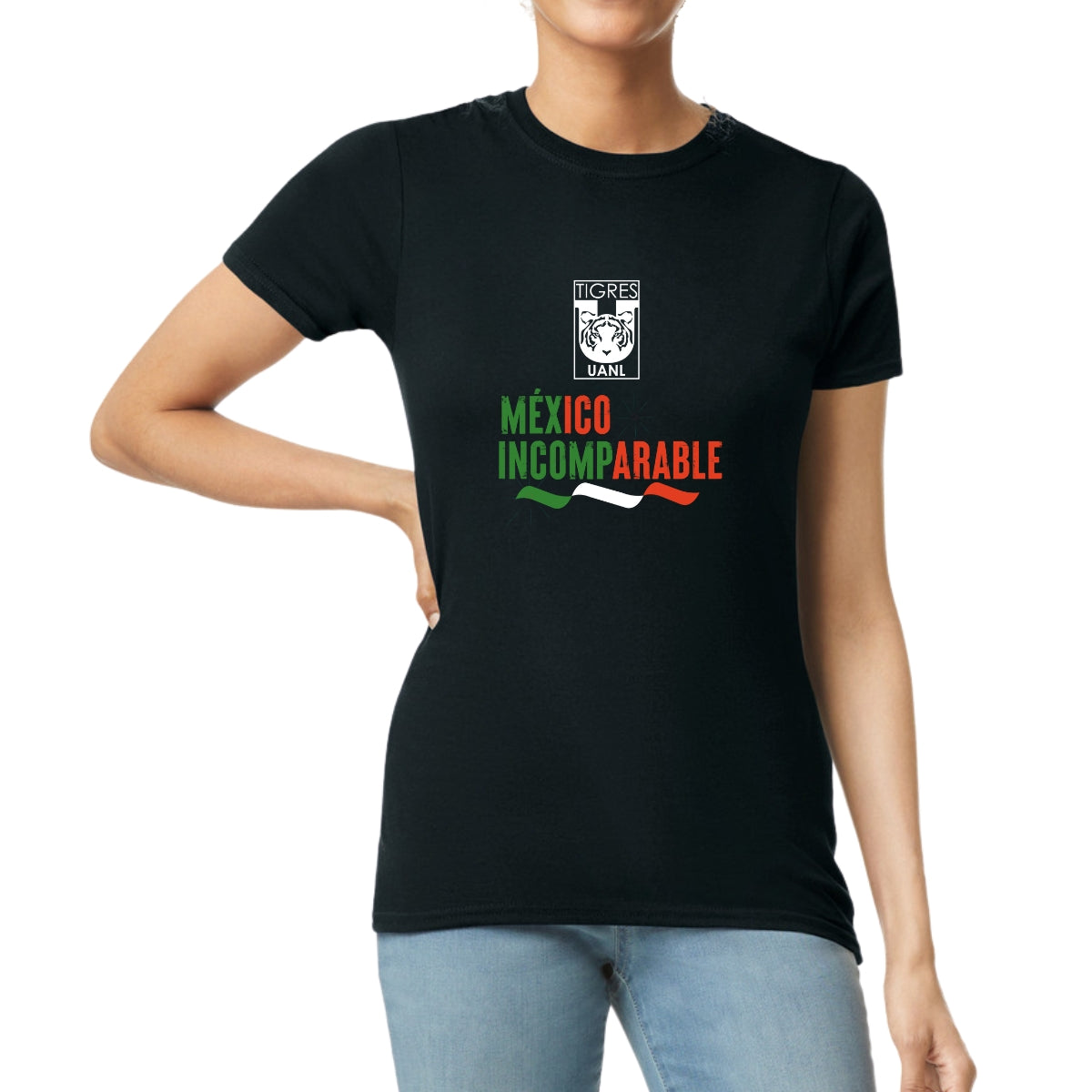 Playera Mexicana Hombre Tigres UANL Mujer Incomparable