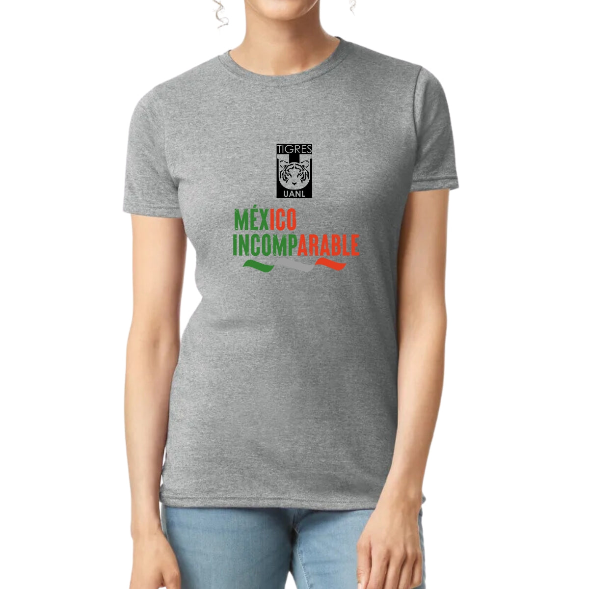 Playera Mexicana Hombre Tigres UANL Mujer Incomparable