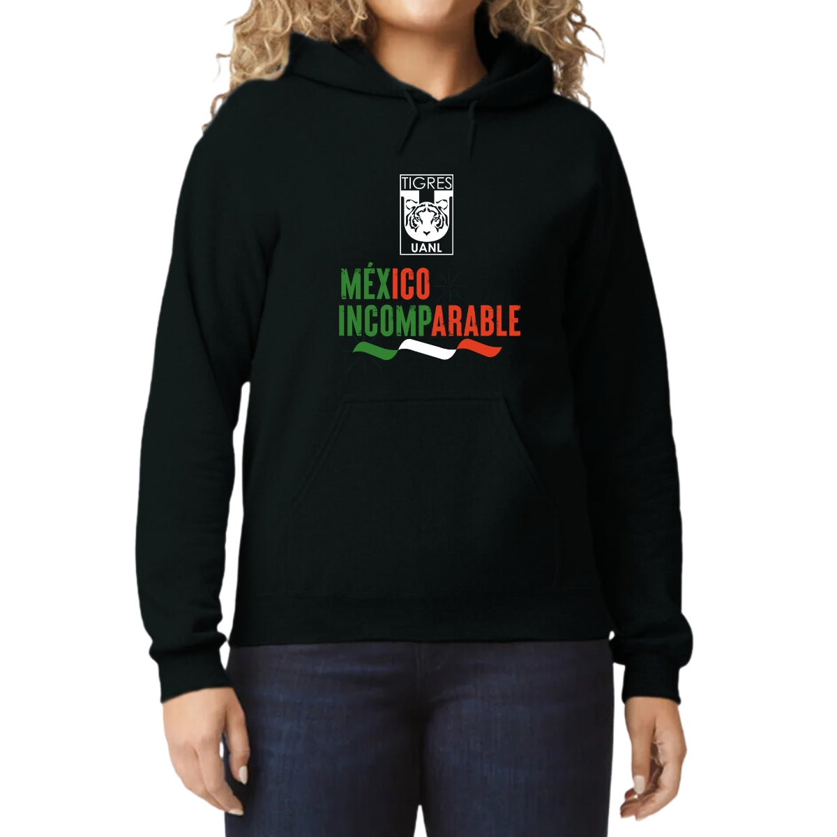 Sudadera Mujer Hoodie Tigres UANL  México Incomparable