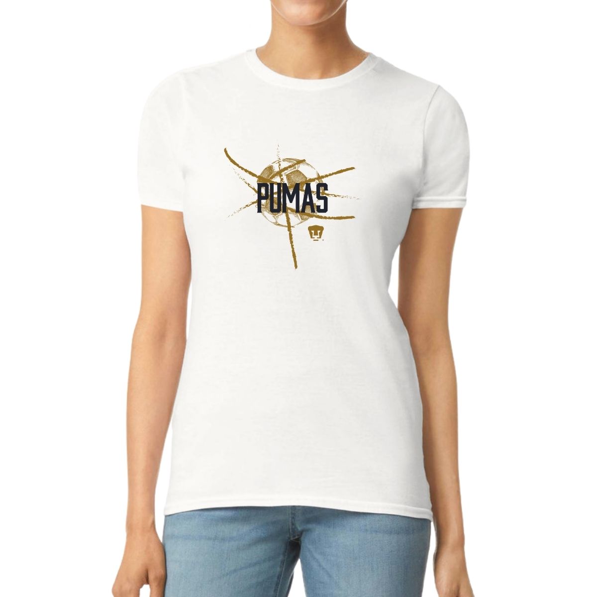 Playera Mujer Pumas UNAM Balón