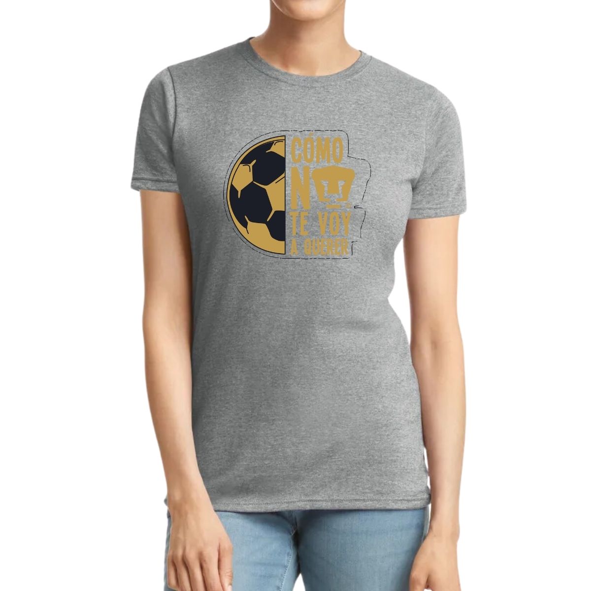 Playera Mujer Pumas UNAM Medio Balón