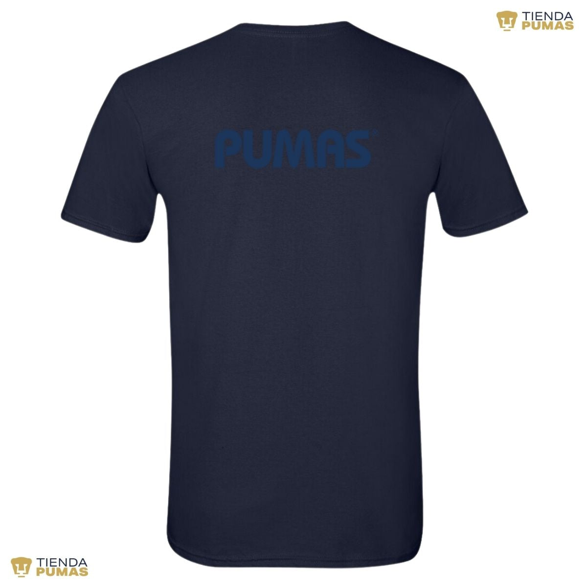 Playera Hombre Pumas Logo Azul