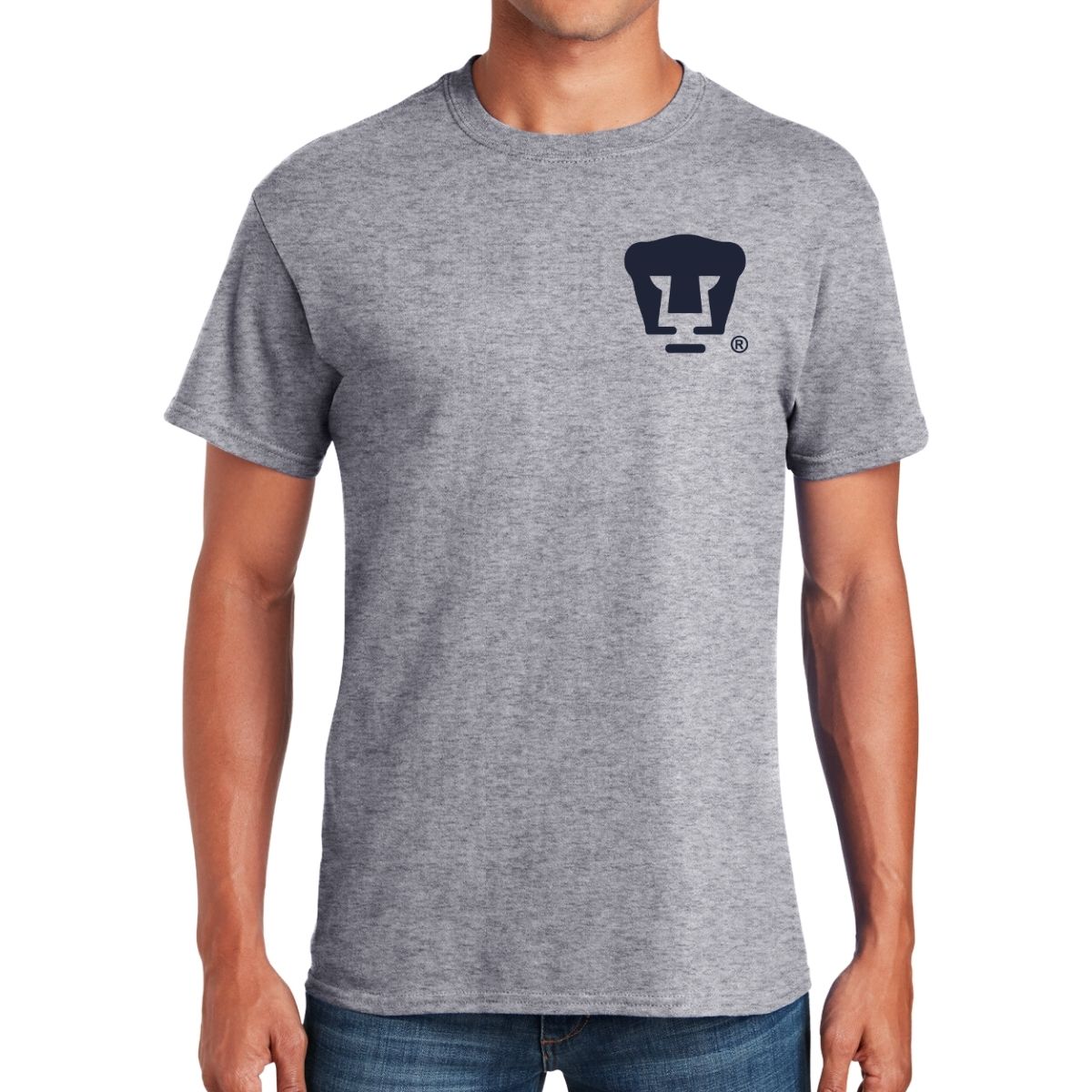 Playera Hombre Pumas UNAM Logo Azul