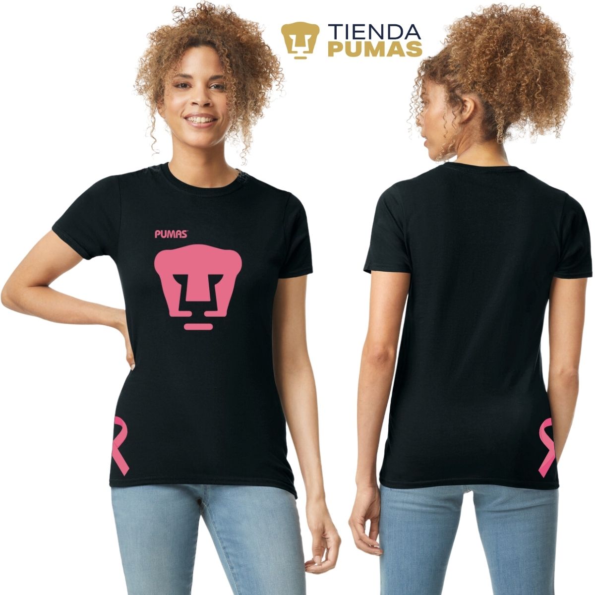 Playera Mujer Pumas UNAM Mes Rosa