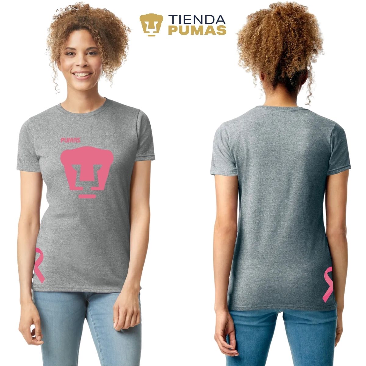 Playera Mujer Pumas UNAM Mes Rosa