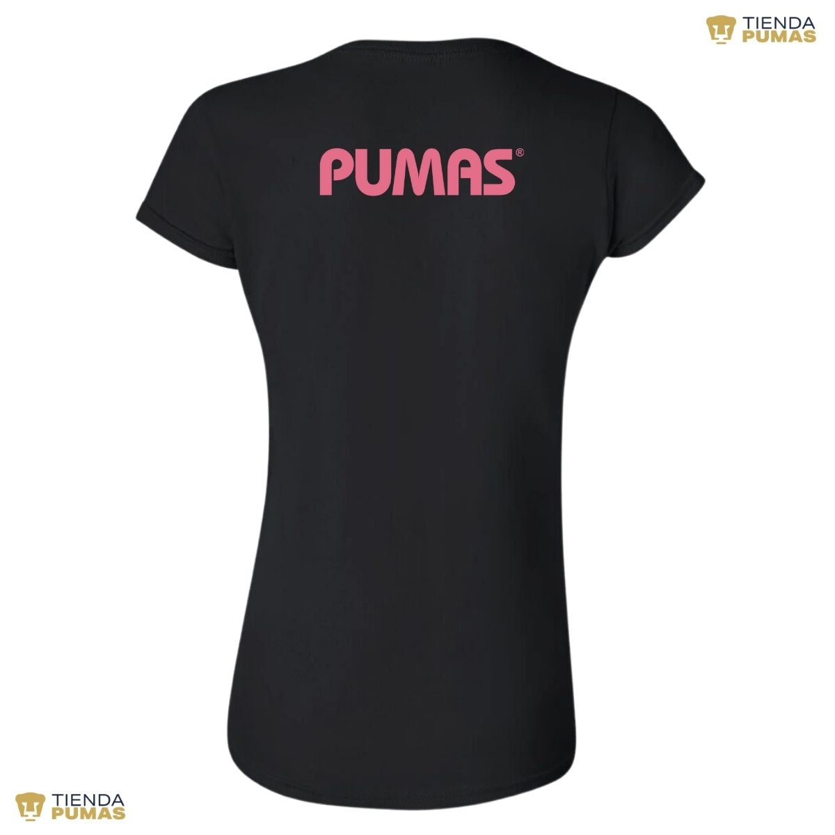 Playera Mujer Pumas Logo Rosa