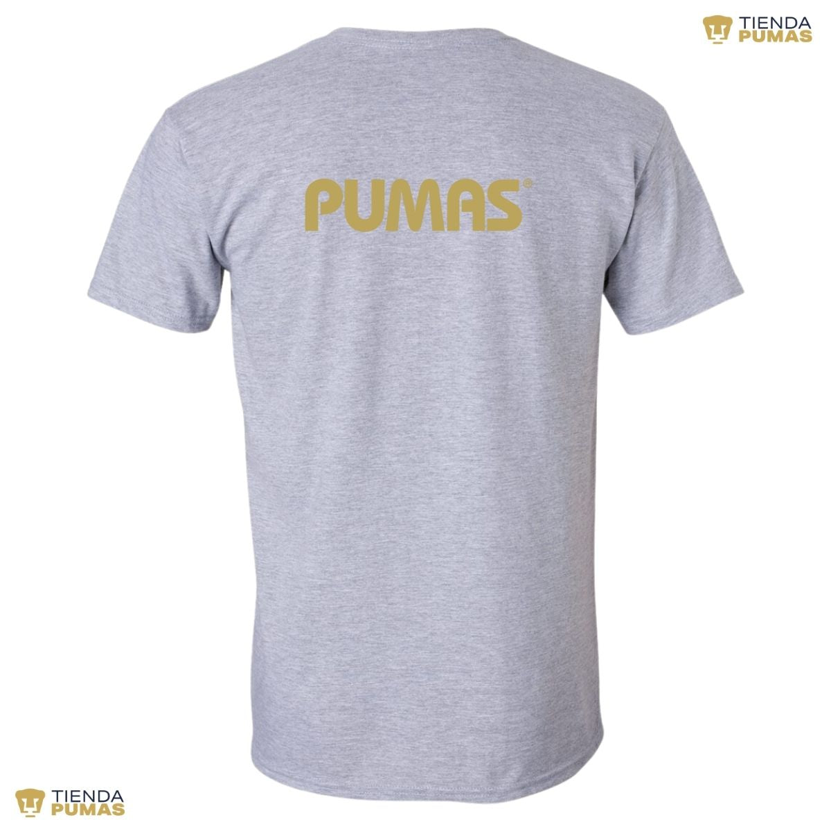 Playera Hombre Pumas UNAM Logo Dorado Vinil