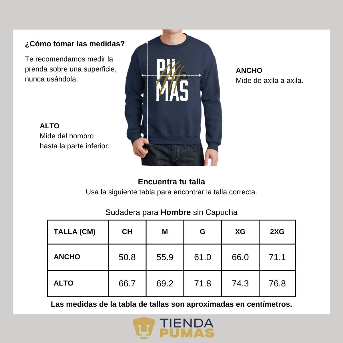 Sudadera Hombre Pumas UNAM Zarpazo