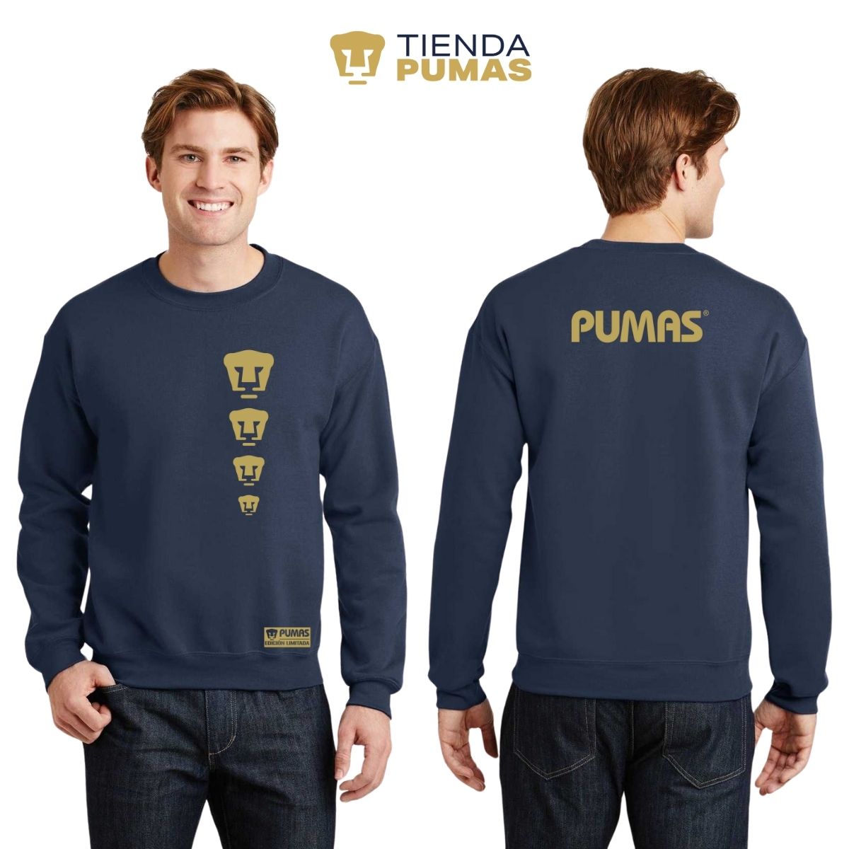 Sudadera Hombre Pumas UNAM Ed Lmt 3 Vinil