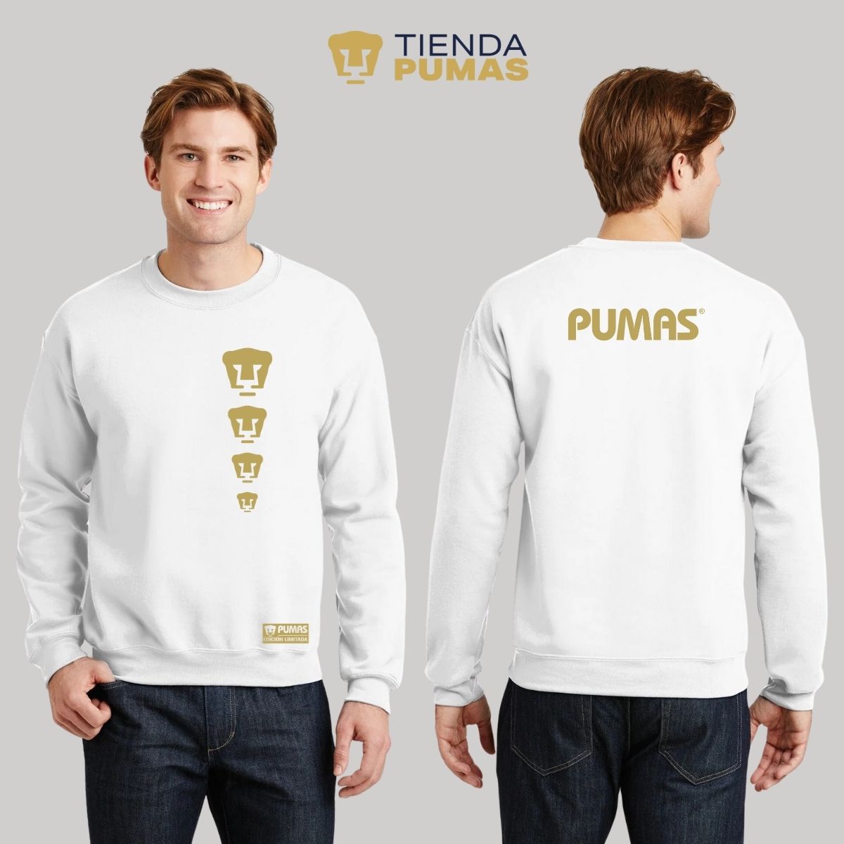 Sudadera Hombre Pumas UNAM Ed Lmt 3 Vinil