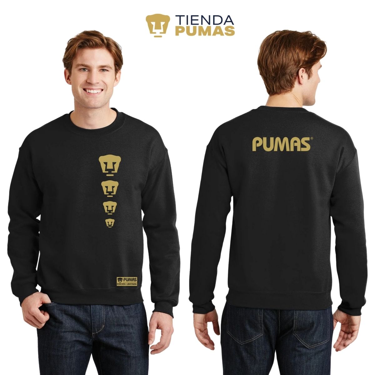 Sudadera Hombre Pumas UNAM Ed Lmt 3 Vinil