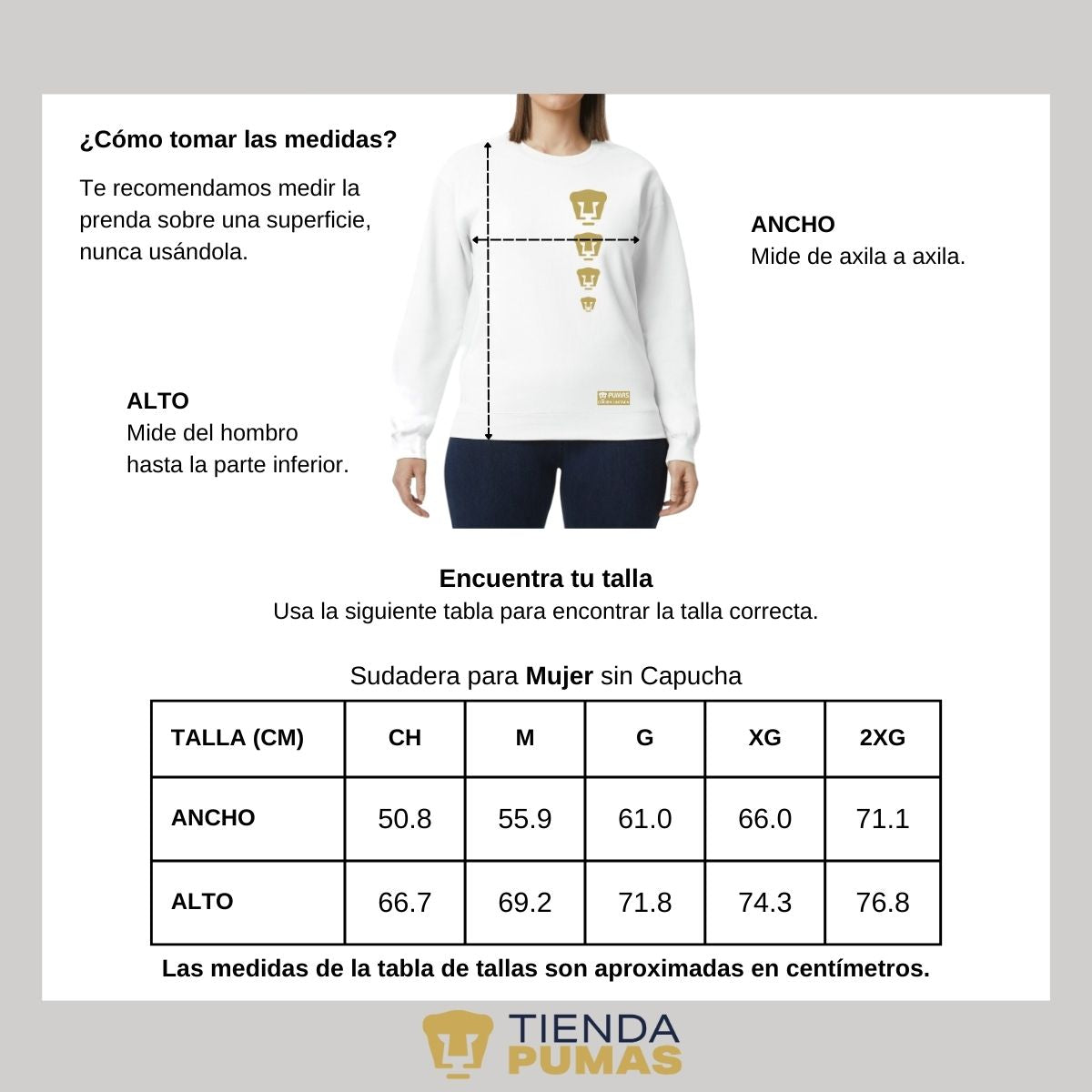 Sudadera Mujer Pumas UNAM Ed Lmt 3 Vinil