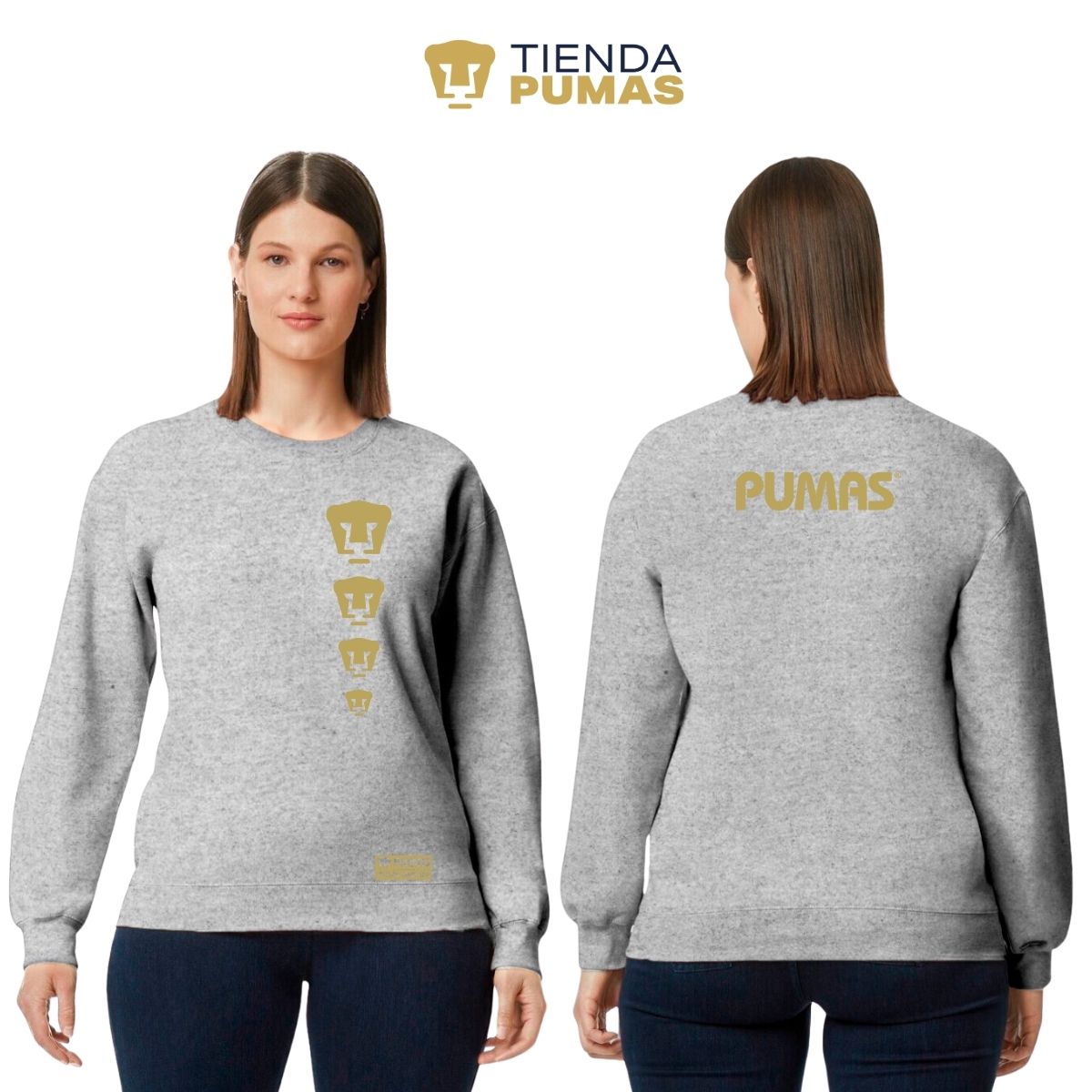 Sudadera Mujer Pumas UNAM Ed Lmt 3 Vinil