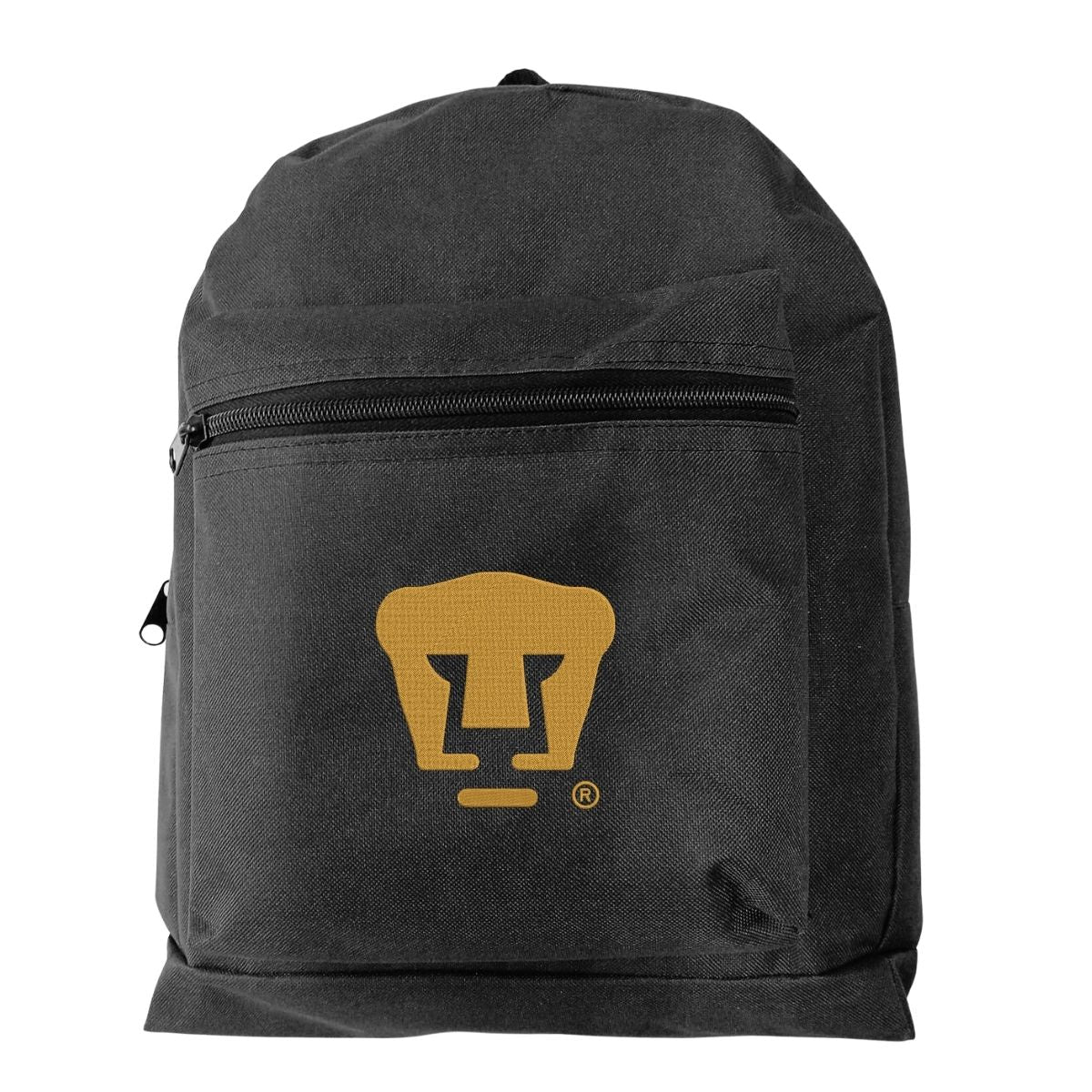 Mochila Escolar Pumas UNAM Logo Oro Bordado