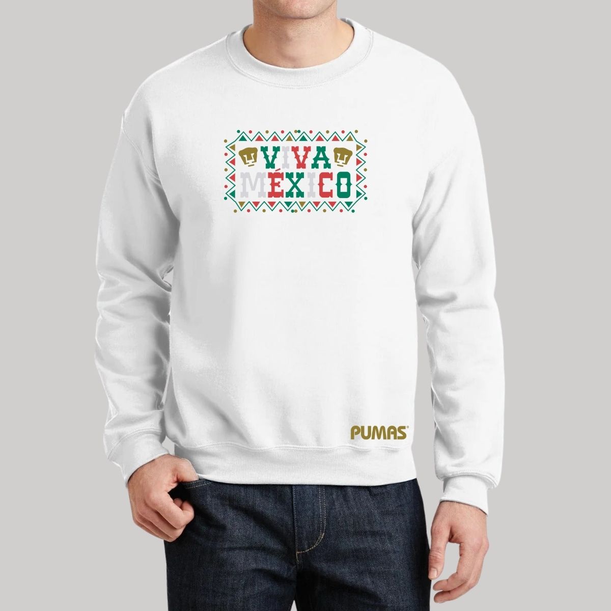 Sudadera Hombre Pumas UNAM Viva México