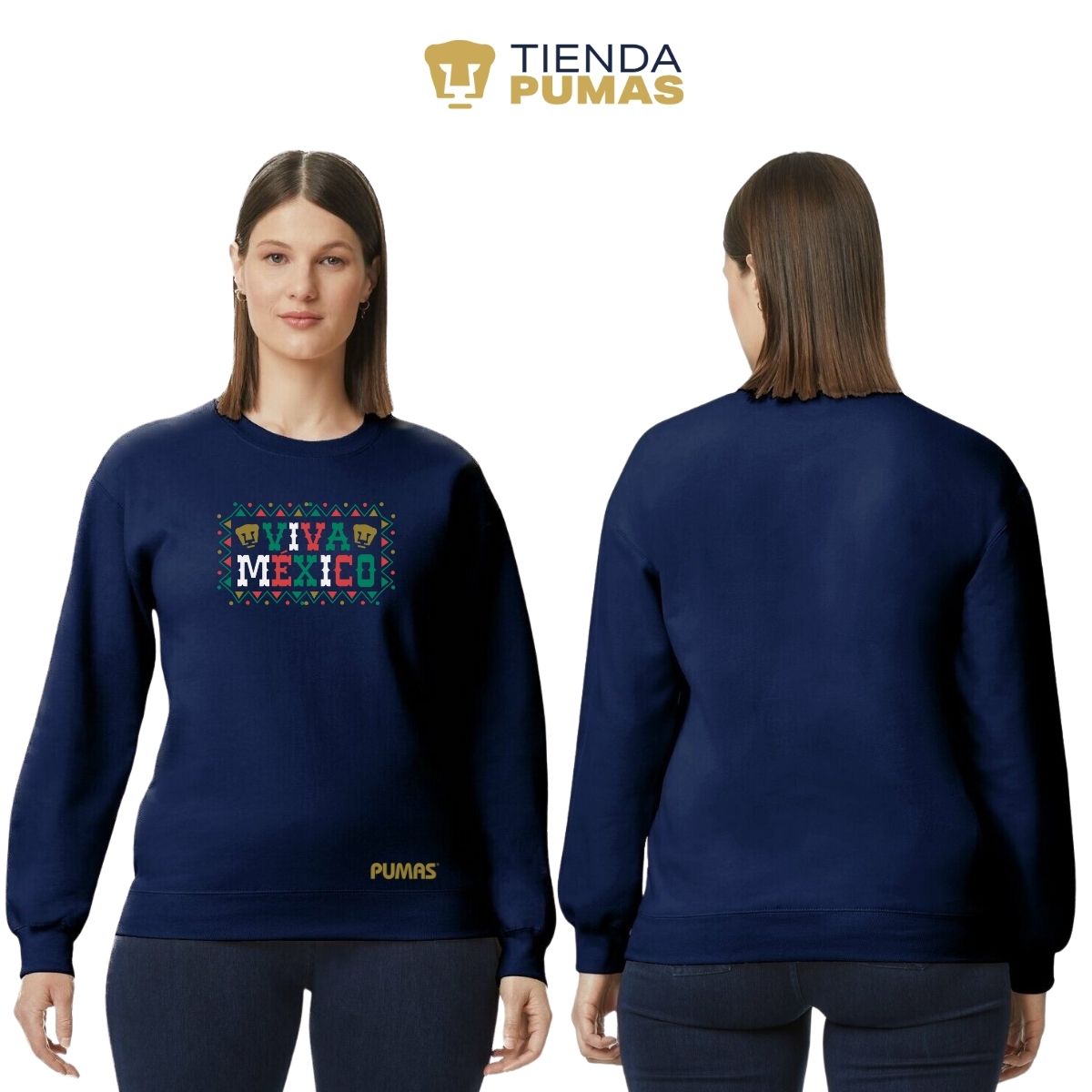 Sudadera Mujer Pumas UNAM Viva México