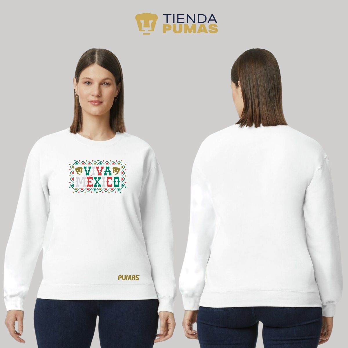 Sudadera Mujer Pumas UNAM Viva México