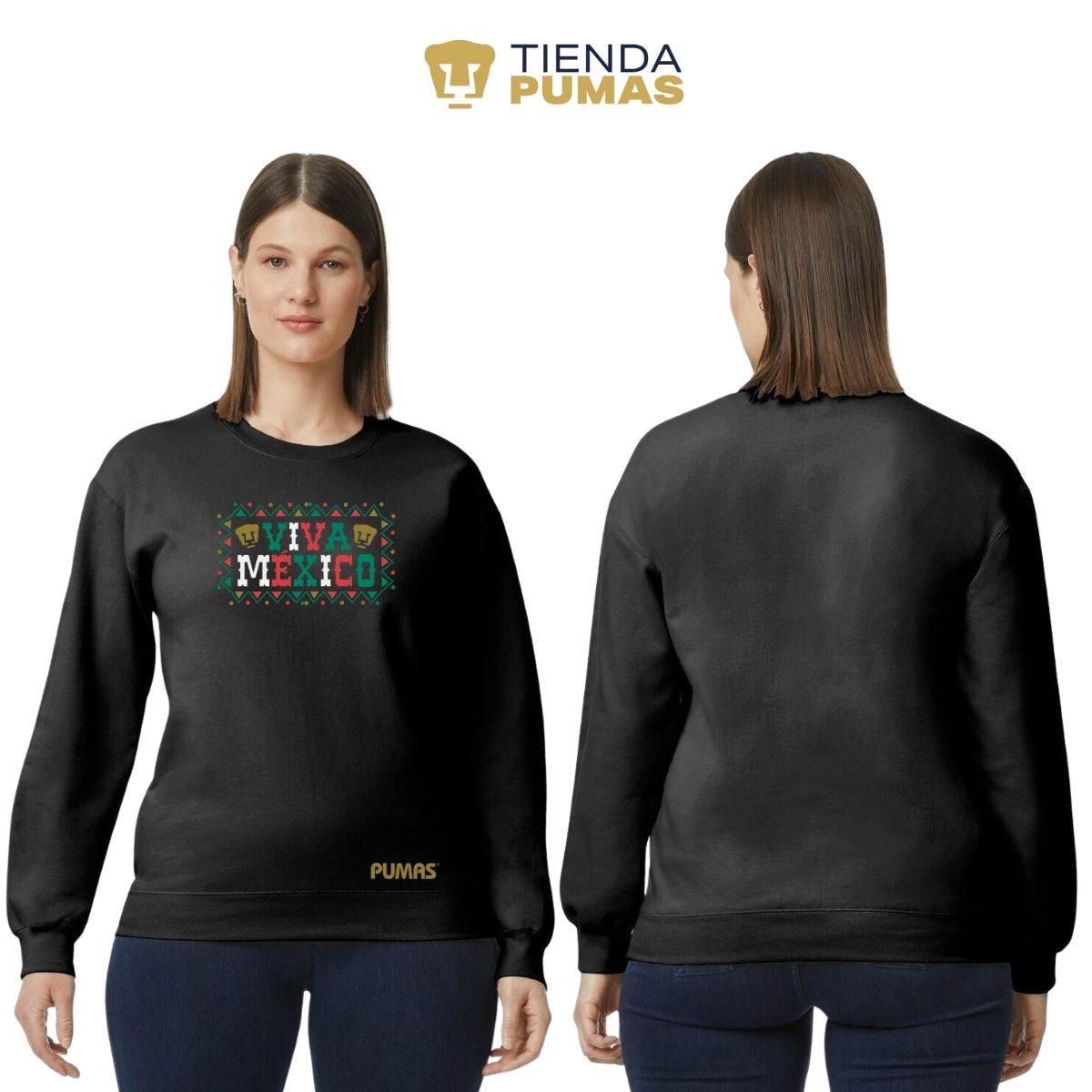 Sudadera Mujer Pumas UNAM Viva México