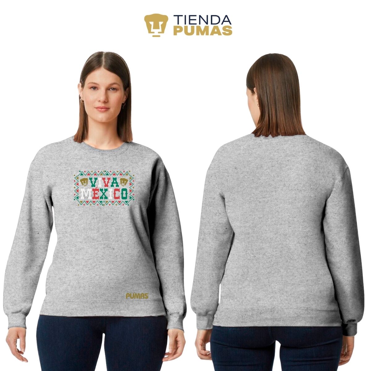 Sudadera Mujer Pumas UNAM Viva México