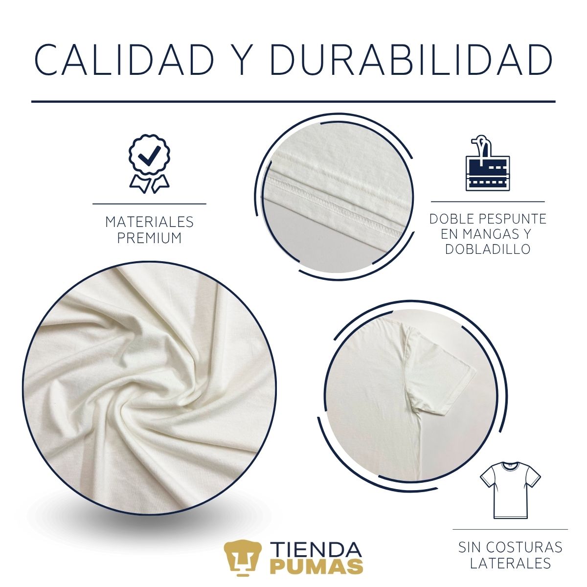 Playera Mexicana Hombre Pumas UNAM Rostro Viva México