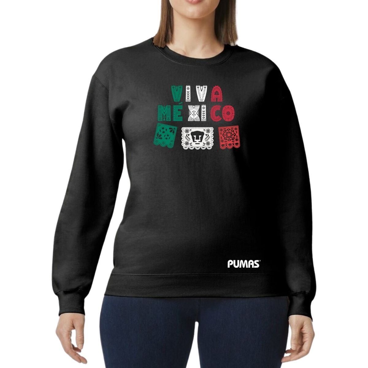 Sudadera Mujer Pumas UNAM Papel picado México