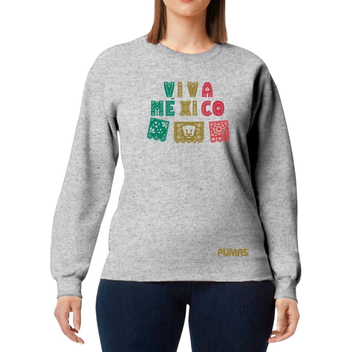 Sudadera Mujer Pumas UNAM Papel picado México