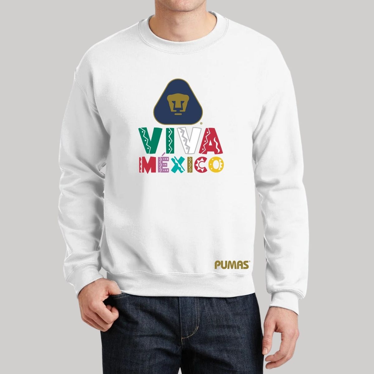 Sudadera Hombre Pumas UNAM Tricolor