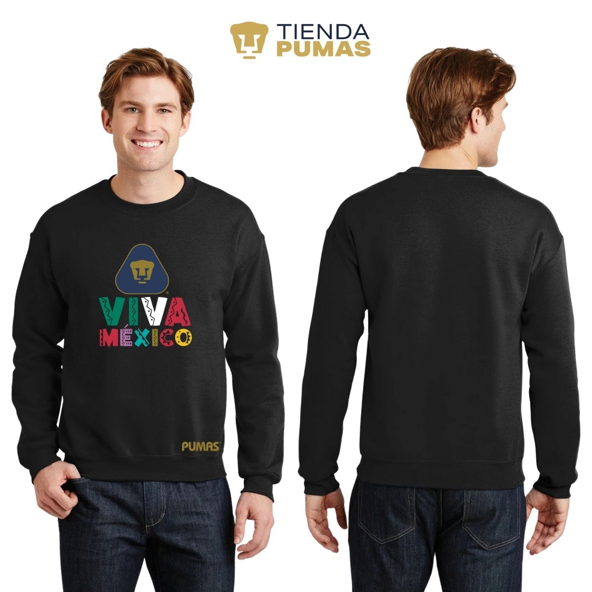 Sudadera Hombre Pumas UNAM Tricolor